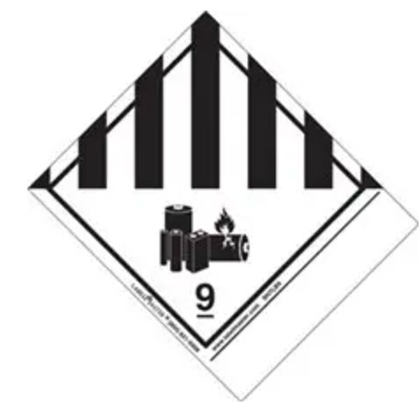 UN3481 Lithium Ion Batteries Contained in Equipment Label , Ext. Tab, Roll of 500 Thumbnail