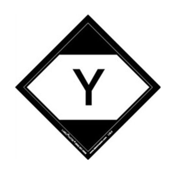Limited Quantity Label, "Y", 4 1/2" x 4 1/2" Paper, Roll of 100 Thumbnail