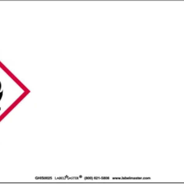 Personalized Label, 10" x 6", PVC-Free Film, One Red Diamond Thumbnail