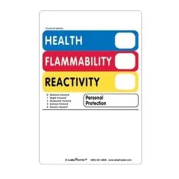 Standard Hazcom (THIS®) Label, 4" x 6", Paper Personalized Thumbnail