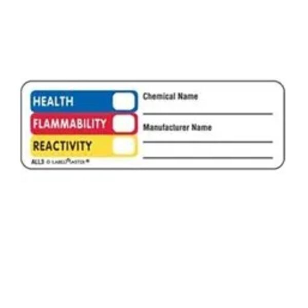Hazcom (THIS®) Chemical Name Label, 3" x 1", Vinyl Thumbnail