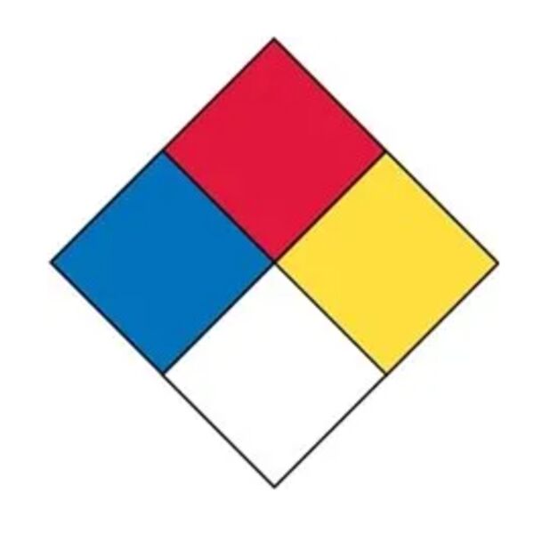 NFPA® Diamond Only Label, 3/4" x 3/4", Paper Thumbnail