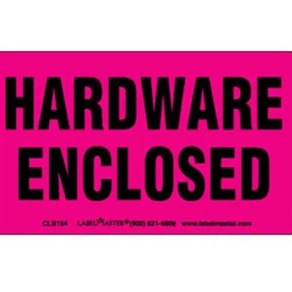 Hardware Enclosed Label Thumbnail