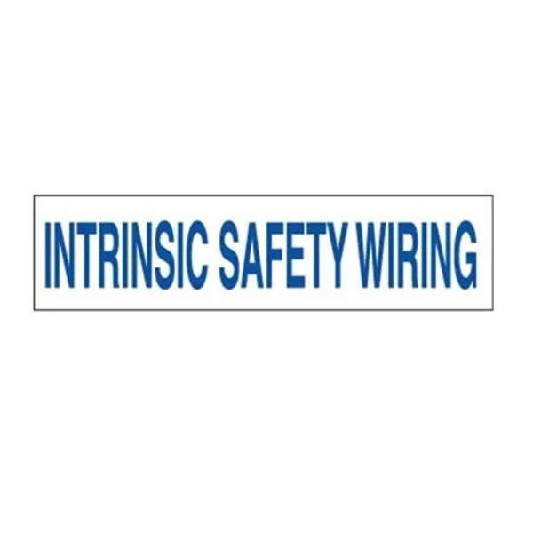 Electrical Labels, Intrinsic Safety Wiring, 2.25" x 9", 1 Label Thumbnail