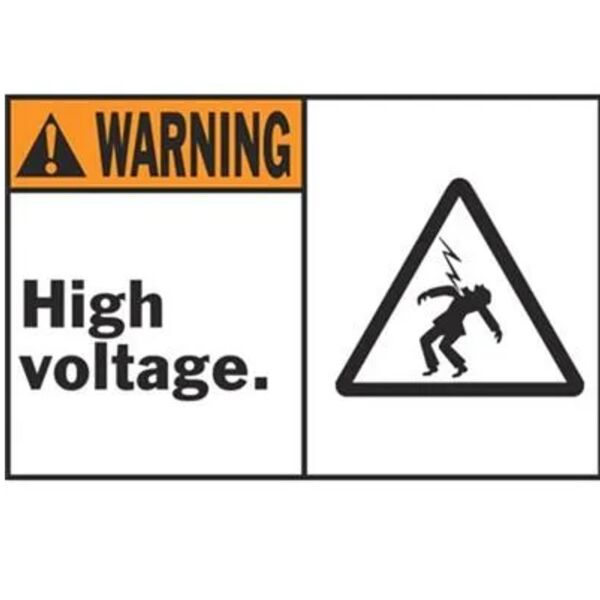 High Voltage Label Thumbnail