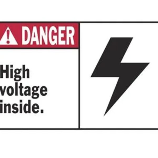 High Voltage Inside Label Thumbnail