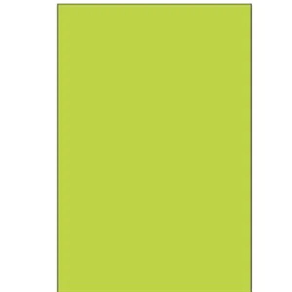 Blank 4" x 6" Rectangle Paper Label, Fluorescent Chartreuse Thumbnail