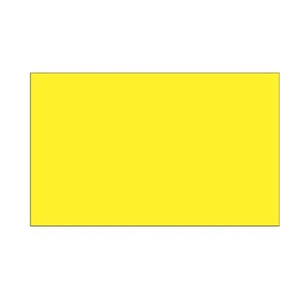 Blank 3 1/4" x 2" Rectangle Paper Label, Yellow Thumbnail