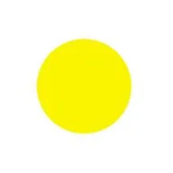 Blank 2" Circle Paper Label, Yellow Thumbnail