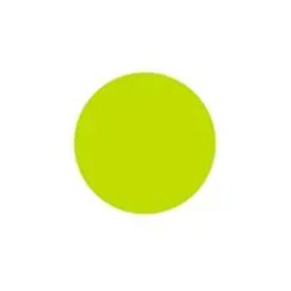Blank 2" Circle Paper Label, Fluorescent Chartreuse Thumbnail