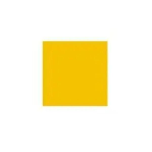 Blank 4" Square Paper Label, Yellow Thumbnail