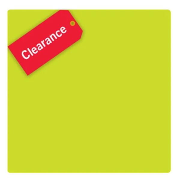 Save 50% - Blank 4" Square Paper Label, Fluorescent Chartreuse Thumbnail
