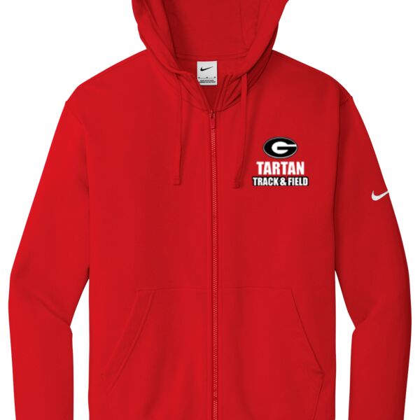 NKDR1499 GHS Track Nike Club Fleece Full Zip Hoodie Thumbnail