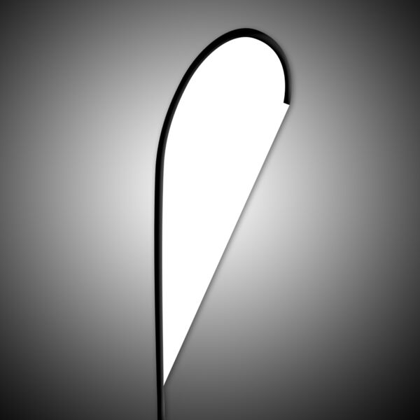 Teardrop Tent Flag - Single Sided - 7 ft. (Small) Thumbnail