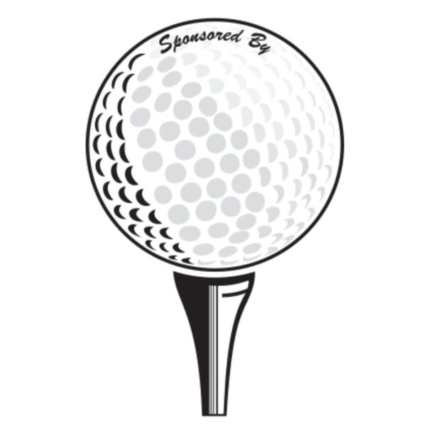Golf Ball Tee Sign Thumbnail