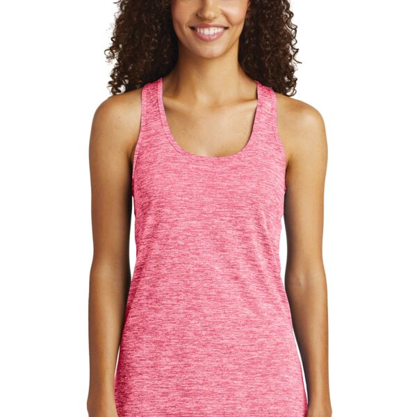 ® Ladies PosiCharge ® Electric Heather Racerback Tank Thumbnail
