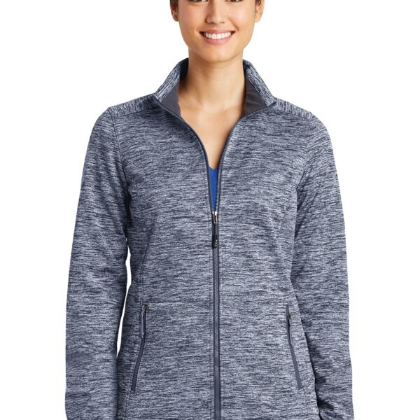 Ladies PosiCharge ® Electric Heather Soft Shell Jacket Thumbnail
