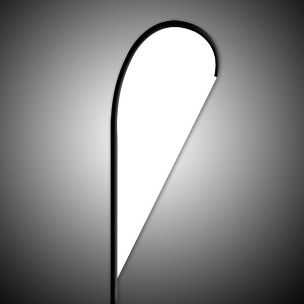 Teardrop Flag - Single Sided - 11.2 ft. (Large) Thumbnail