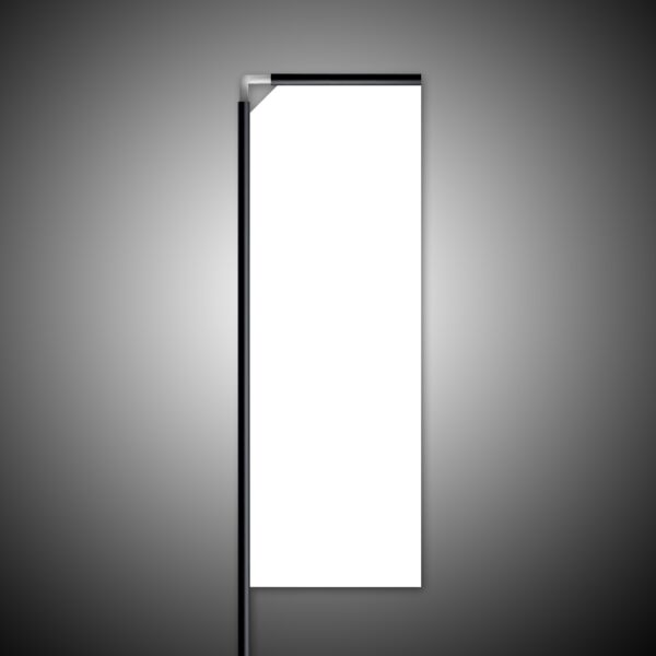 Rectangle Flag - Single Sided - 8.5 ft. (Small) Thumbnail