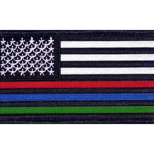 Thin Line Patch (Red, Blue, Green) Thumbnail