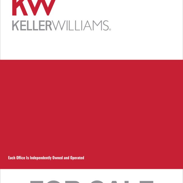 Keller Williams For Sale Sign - 24"x18" Thumbnail