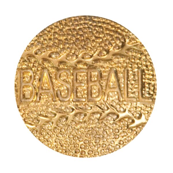 Baseball Varsity Letterman Jacket Chenille Lapel Metal Pin Thumbnail