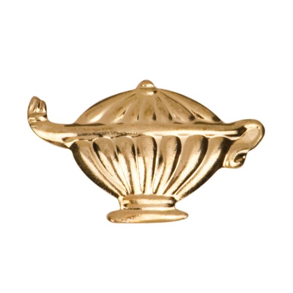 Lamp of Knowledge Varsity Letterman Jacket Chenille Lapel Metal Pin Thumbnail