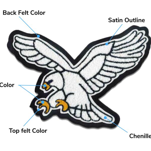 Eagle In Flight Patches Thumbnail