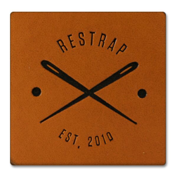 2" Custom Faux Leather Patch Thumbnail