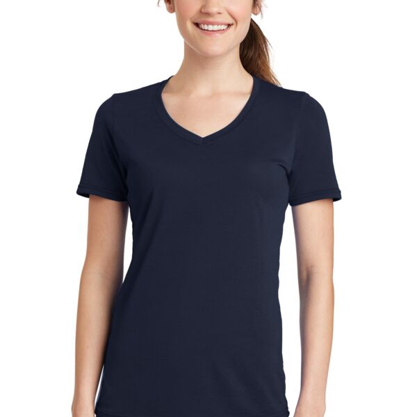 Ladies Performance Blend V-Neck Tee Thumbnail