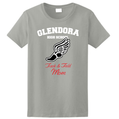2000L Glendora High Fan Wear Ladies Ultra 100% Cotton T Shirt Thumbnail