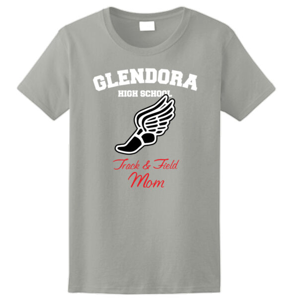 2000L Glendora High Fan Wear Ladies Ultra 100% Cotton T Shirt Thumbnail
