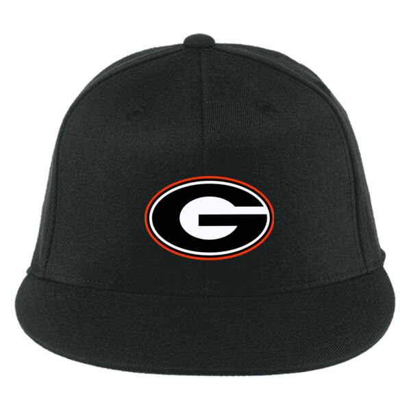 C808 Glendora High Flexfit 210 ® Flat Bill Cap Thumbnail