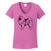 Ladies Heavy Cotton™ 100% Cotton V-Neck T-Shirt Thumbnail