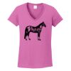 Ladies Heavy Cotton™ 100% Cotton V-Neck T-Shirt Thumbnail