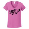 Ladies Heavy Cotton™ 100% Cotton V-Neck T-Shirt Thumbnail