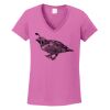 Ladies Heavy Cotton™ 100% Cotton V-Neck T-Shirt Thumbnail