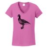 Ladies Heavy Cotton™ 100% Cotton V-Neck T-Shirt Thumbnail
