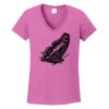 Ladies Heavy Cotton™ 100% Cotton V-Neck T-Shirt Thumbnail