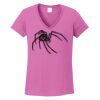 Ladies Heavy Cotton™ 100% Cotton V-Neck T-Shirt Thumbnail