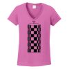 Ladies Heavy Cotton™ 100% Cotton V-Neck T-Shirt Thumbnail