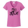 Ladies Heavy Cotton™ 100% Cotton V-Neck T-Shirt Thumbnail