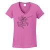 Ladies Heavy Cotton™ 100% Cotton V-Neck T-Shirt Thumbnail