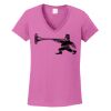 Ladies Heavy Cotton™ 100% Cotton V-Neck T-Shirt Thumbnail