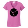 Ladies Heavy Cotton™ 100% Cotton V-Neck T-Shirt Thumbnail