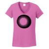Ladies Heavy Cotton™ 100% Cotton V-Neck T-Shirt Thumbnail
