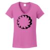 Ladies Heavy Cotton™ 100% Cotton V-Neck T-Shirt Thumbnail