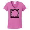 Ladies Heavy Cotton™ 100% Cotton V-Neck T-Shirt Thumbnail