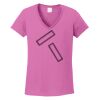 Ladies Heavy Cotton™ 100% Cotton V-Neck T-Shirt Thumbnail