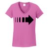 Ladies Heavy Cotton™ 100% Cotton V-Neck T-Shirt Thumbnail
